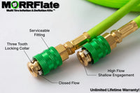 MORRFlate Braided Quad+: 4-Tire Hose Kit, Up to 155" Wheelbase