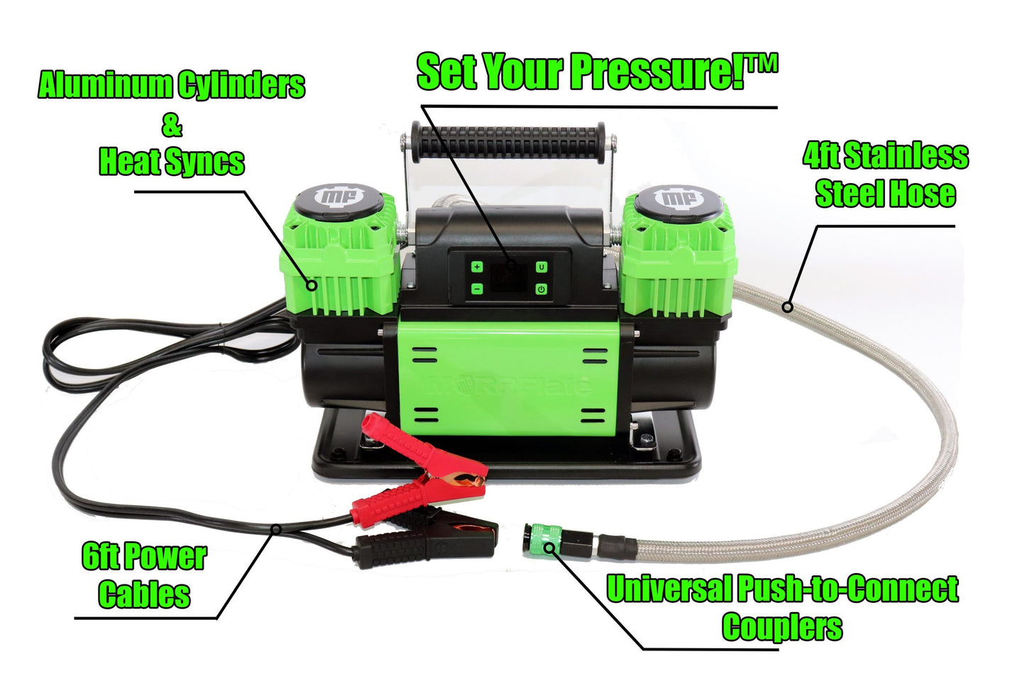 MORRFlate TenSix PSI Pro 12v Portable Compressor - Gen2