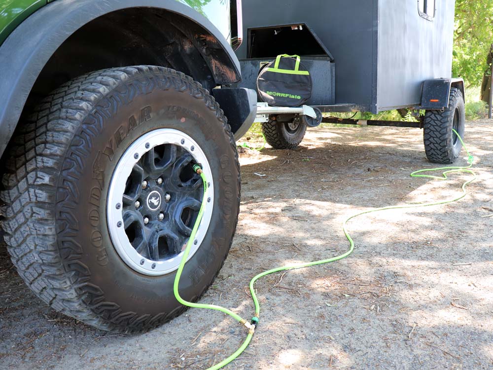 MORRFlate Braided Air Hub 6 Tire Modular Trailer Hoses