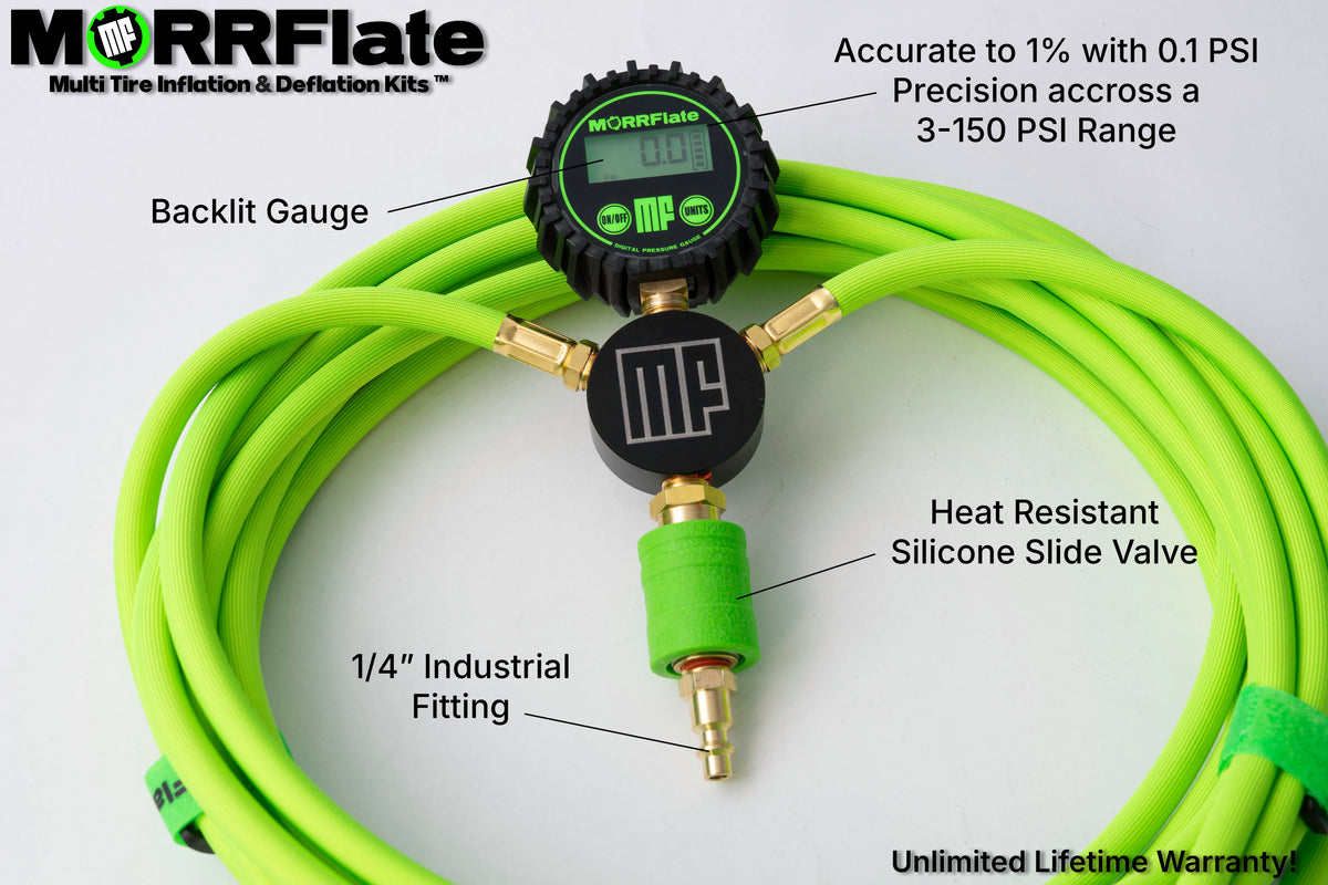 MORRFlate Braided Air Hub 6 Tire Modular Trailer Hoses